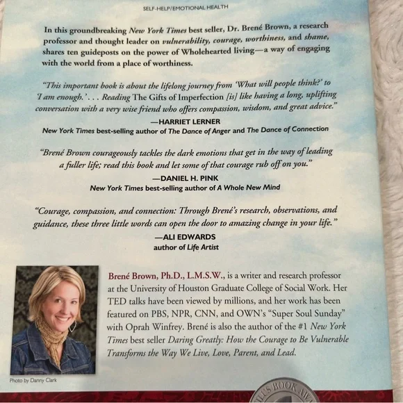 The Gifts of Imperfection Book by Brené Brown - Picture 3 of 6